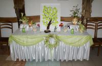 Украшение зала на усадьбе Верес