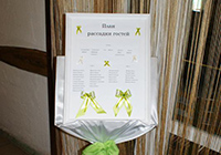 Украшение зала на усадьбе Верес